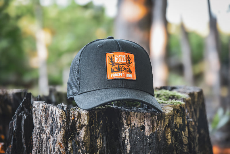 Load image into Gallery viewer, "Chasing Bulls" Hat - Black
