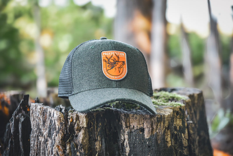 Load image into Gallery viewer, "Backwoods Born &amp; Raised" Hat - Hunter

