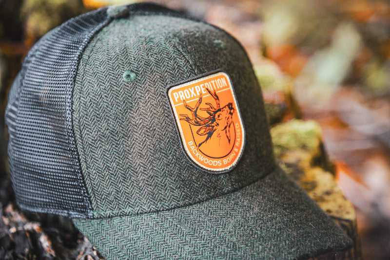 Load image into Gallery viewer, "Backwoods Born &amp; Raised" Hat - Hunter
