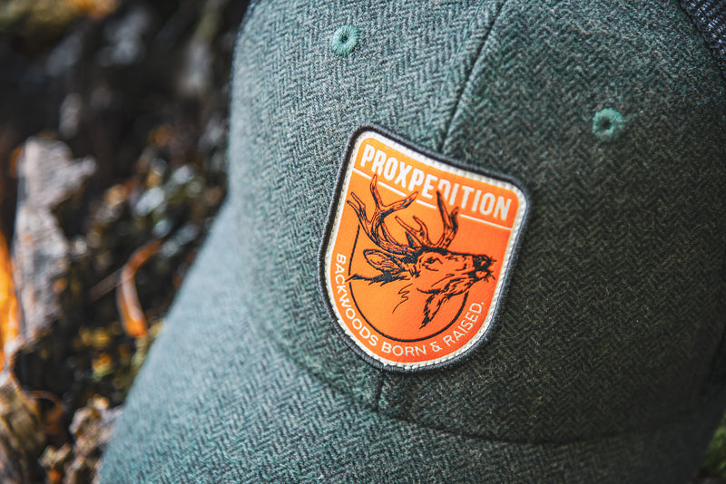 Load image into Gallery viewer, "Backwoods Born &amp; Raised" Hat - Hunter
