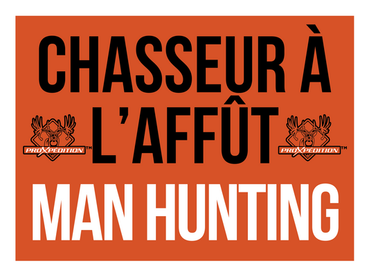 AFFICHE - Chasseur à l'affût