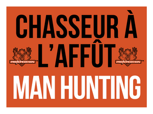 AFFICHE - Chasseur à l'affût