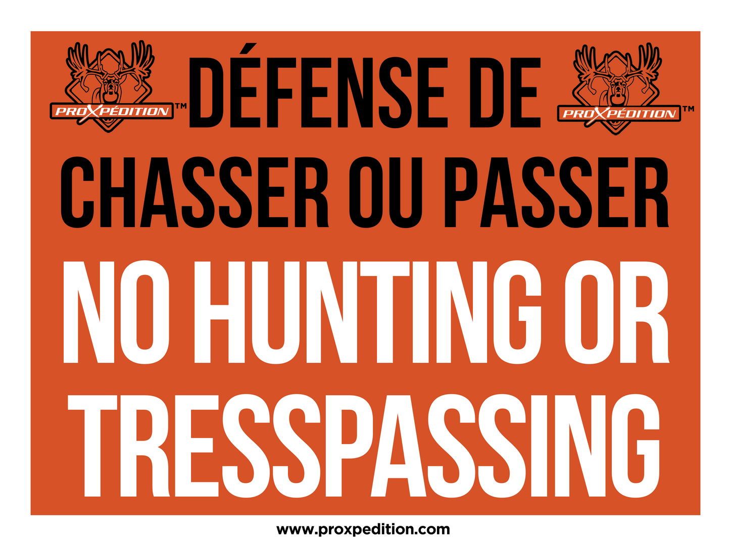 SIGN - No Hunting or Trespassing