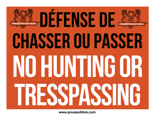 AFFICHE - Défense de chasser ou passer
